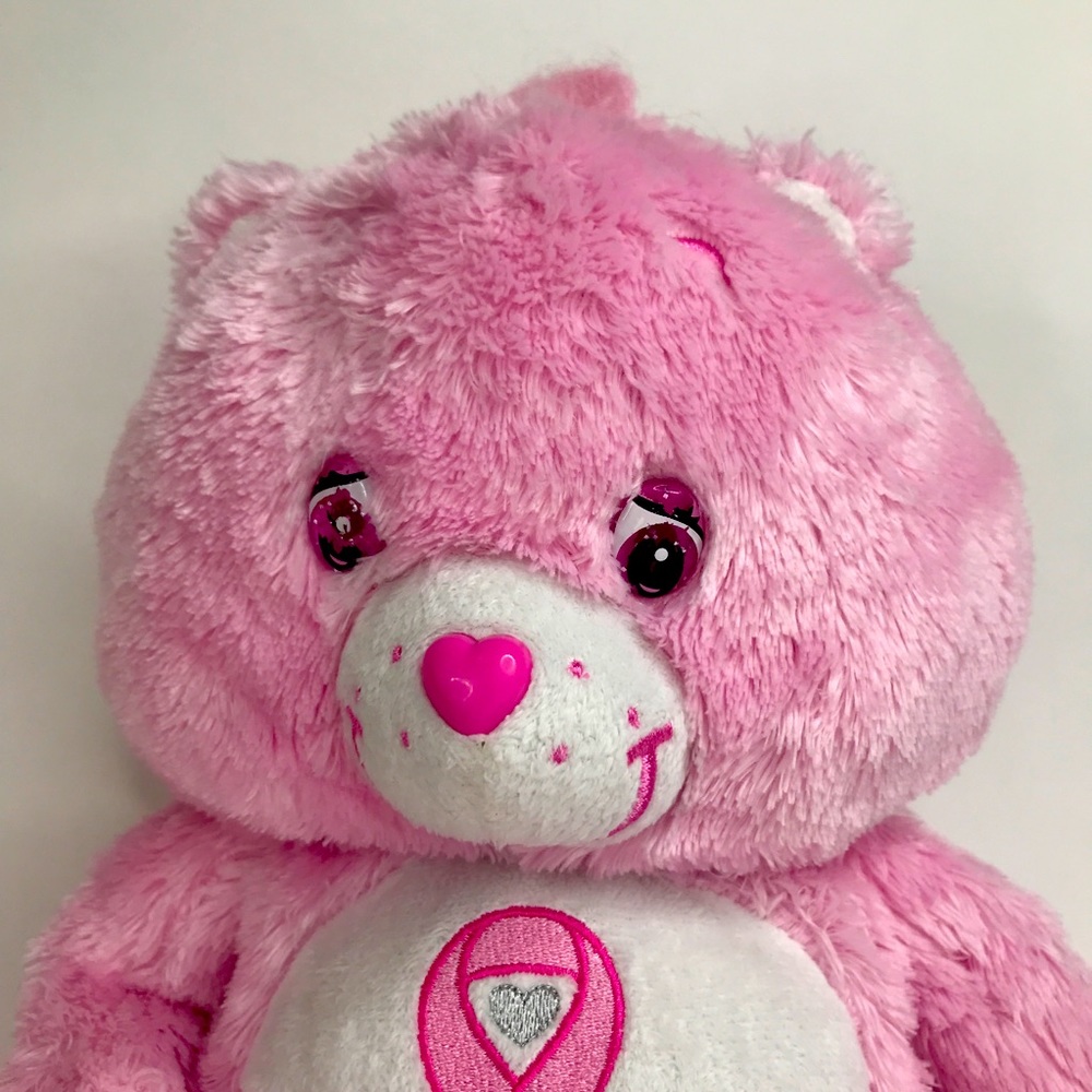 Pink Power Care Bear 25th Anniversary Breast Cancer Awareness Limited edition.